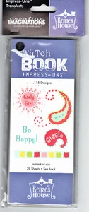 Renae's House SAMI SWATCHBOOK Impress-Ons RUB-ONS (28) SHEETS scrapbooking - Picture 1 of 3
