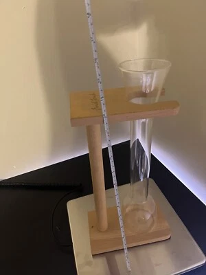 Полярда эльского стекла с деревянной подставкой новинка пивное стекло. Посуда для бара паба - Изображение 1 из 4