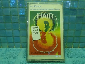 Hair Original Broadway Cast Recording Cassette TESTED IMPORT -XTRATAPESSHIPFREE  - Picture 1 of 4