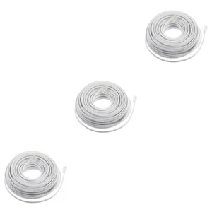 3 PCS Telefonkabelverlängerungskabel Festnetz Telefonanschlussleitung - Afbeelding 1 van 12