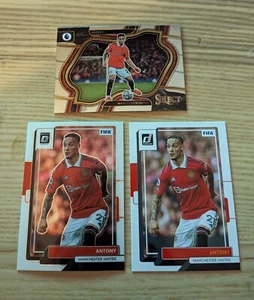 (3)  2022-23   ANTONY  Man United Cards: Select #225 Optic #136 Donruss #136 - Picture 1 of 2