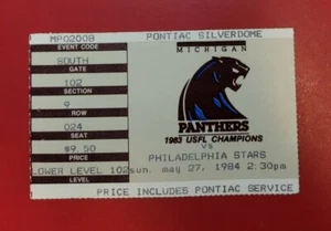 Michigan Panthers (USFL) 1984  Ticket Stub May 27th Philadelphia Stars - Picture 1 of 2