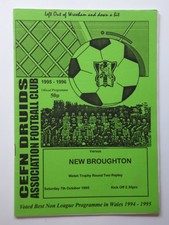 CEFN DRUIDS v NEW BROUGHTON 1995-1996 Welsh Trophy 2nd Round replay