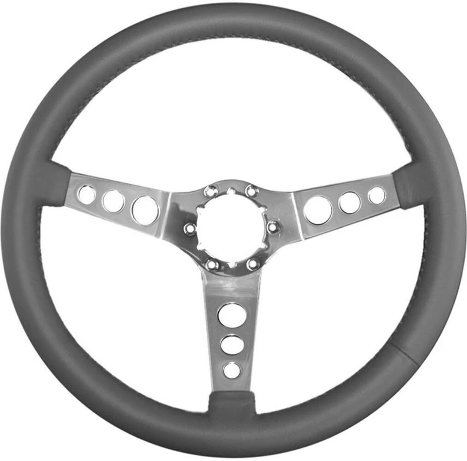 Fits Steering Wheel Stainless Steel Vette Hot Rod by Lecarra Steering Wheels 636 - Image 1 of 1
