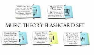 Music Theory Flashcard Mega-Pack (5 Packs/Retail over 49 dollars)