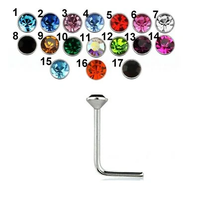 Nasenpiercing,Nasenstecker,Nasenring,Nasenschmuck,925 Silber,n22 - Bild 1 von 2