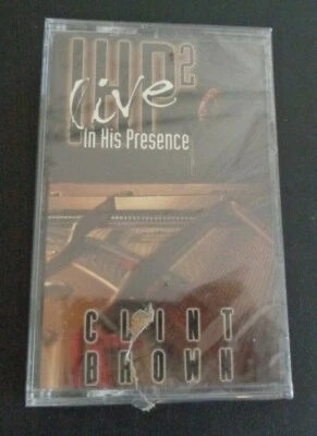 CLINT BROWN In His Presence 2 Cassette Tape NEW Gospel 2000 Free Shipping - Image 1 of 2