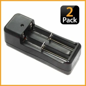 Dual Battery Charger [2-Pack] for IMR 18650 18350 16340 14500 CR123A Li-ion - Picture 1 of 3