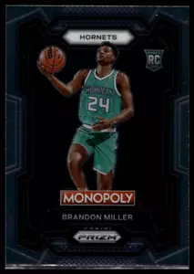 2023-24 Panini Prizm Monopoly #15 Brandon Miller Rookie - Picture 1 of 2