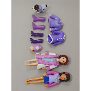 Ropa y accesorios vintage de goma para muñecas Polly Pockets perro tortuga - Imagen 1 de 3