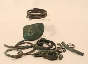 Group Lot of Roman Bronze Fragments - Picture 1 of 2