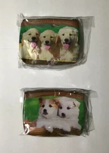 MONEDERO CON LLAVERO 2 PIEZAS 5” DOBLE CARA CACHORROS - 6 ESTILOS DIFERENTES - Imagen 1 de 3