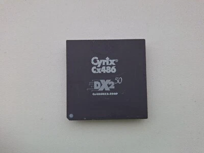 Cyrix Cx486DX2-50 Cx486DX2-50GP Vintage CPU GOLD - Bild 1 von 4