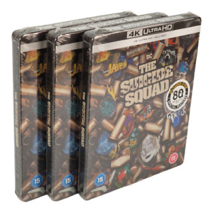 Suicide Squad 4K Blu-Ray Steelbook Edition Limited - Zavvi Exclusive Region Fr