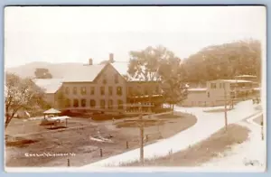 1912 RPPC SOUTH VERNON VERMONT HUGE HOUSE HOTEL? REAL PHOTO POSTCARD - Picture 1 of 2