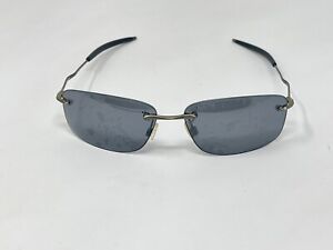 Oakley Nanowire 2.0 Sunglasses Eyeglasses Scratched Lenses Frame Only Rimless