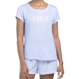 New Laura Ashley 2 Piece Love Yourself Pajamas Set Small Medium Large - Bild 1 von 6