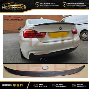 BOTA TRASERA ASPECTO CARBONO SPOILER LABIAL DIVISOR PARA BMW SERIE 4 F32 CUERPO CUPÉ DE 2 PUERTAS - Imagen 1 de 14