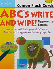 ABCs Write & Wipe! Uppercase Letters (Kumon Flash Cards) Ages 5-6, kindergar...