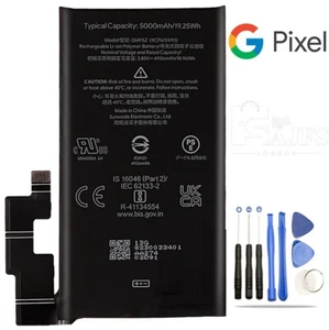 Oryginalna bateria Google Pixel 7 Pro GMF5Z 5000 mAh + darmowe narzędzia - Zdjęcie 1 z 7
