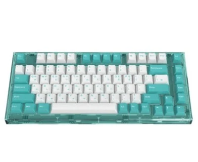 ABKO AG75 Gasket Mount Mechanical Gaming Keyboard Cool Mint (Brown Nonclick) - Image 1 of 3