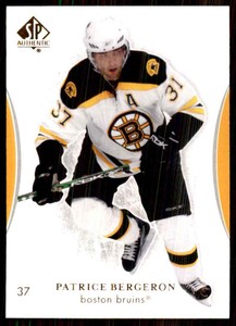 2007-08 SP Authentic Patrice Bergeron #7