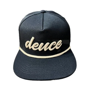 Gorra Deuce Signature Golf Tour Cuerda Azul Marino Snapback Nueva Sin Etiquetas - Imagen 1 de 6