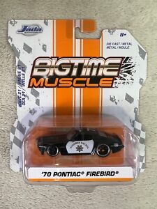 🚨🚨🚨🚨Jada Bigtime Muscle 70 Pontiac Firebird Highway Patrol 1:64 HW15🚨🚨🚨🚨