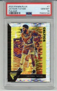 2020 Panini Flux Pulsar #7 Jayson Tatum Card Boston Celtics PSA 10 LOW POP 7 - Bild 1 von 2