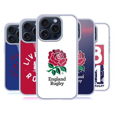 FUNDA OFICIAL ENGLAND RUGBY UNION 2016/17 THE ROSE GEL PARA TELÉFONOS APPLE iPHONE Foto 1 de 4