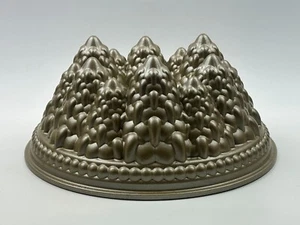 Williams Sonoma - Nordic Ware - Gold 9 Tassen Pine Forest Bundt® Pfanne NEU - Bild 1 von 13