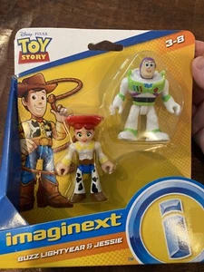 Imaginext Disney Pixar Toy Story 4 Movie Jessie & Buzz Lightyear Figure Set - Picture 1 of 5