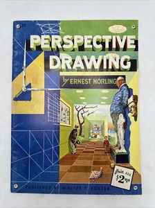 Perspective Drawing by Ernest Norling - Vintage #29 Art Book Sketch - Good - Picture 1 of 12
