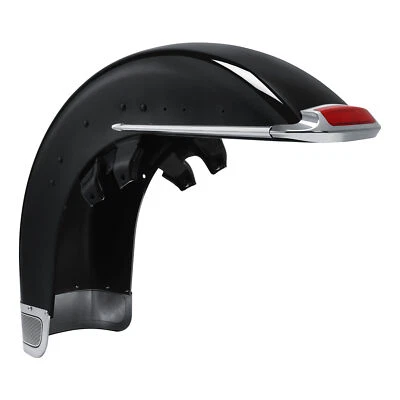Guardabarros delantero negro para Harley Touring Electra Glide Road King Ultra Classic89-13 Foto 1 de 4