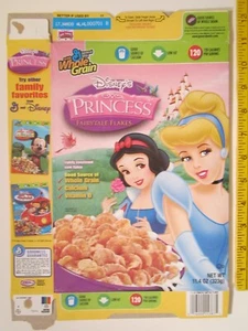 Empty GENERAL MILLS Cereal Box 2007 PRINCESS FAIRYTALE FLAKES Z6B34 - Picture 1 of 2