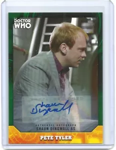 Doctor Who Signature Series Pete Tyler Shaun Dingwall autograph auto card 96 /50 - Picture 1 of 2