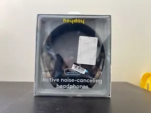 heyday Active Noise Cancelling Bluetooth Wireless Over-Ear Headphones - Black - Picture 1 of 2