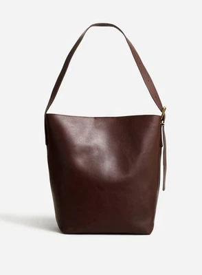 MADEWELL необходимый ведро сумка с короткими ручками сумочки сумка шоколад изюм - Изображение 1 из 4