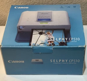 Canon Selphy CP510 Compact Photo Printer “Great Shape”W/ Box/Manual/Power Supply - Picture 1 of 17
