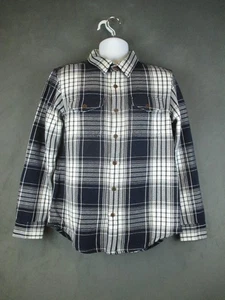 Outerknown Blanket Shirt Mens Small Plaid Button Up Organic Cotton NWT - Picture 1 of 21