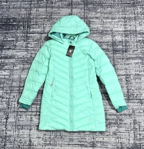 NWT Spyder Boundless Hooded Full Zip Puffer Jacket Coat Girls Size L (14/16) - Picture 1 of 10