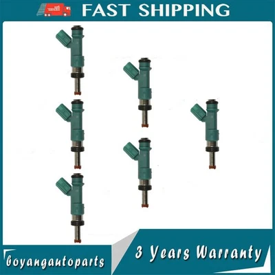 Juego de 6 inyectores de combustible para Toyota 2013-2016 Avalon 2011-2016 Sienna 3,5 L V6 EE. UU. Foto 1 de 4