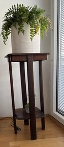 Blumensäule Beistelltisch Massivholz - Bild 1 von 3