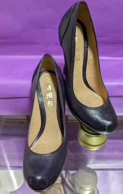 L.A.M.B Gwen Stefani кожи плавающей платформе Stiletto насос каблуки черный 7,5😍💓 - Изображение 1 из 4