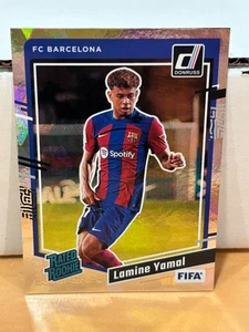 2023-24 Panini Donruss FIFA Lamine Yamal #177 RC Clasificado Rookie Cubic SP - Imagen 1 de 2
