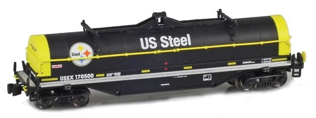 AZL Z Scale 903417-1 42' NSC US Steel USSX Coil Car w/ Removable Shields #170500 - Image 1 of 3