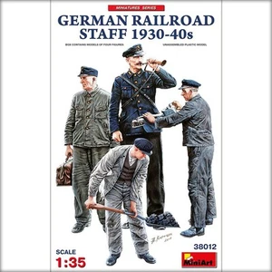 MINIART 38012 MAQUETTE MILITAIRE PERSONNEL FERROVIAIRE ALLEMAND 1930-1940 1/35 - Photo 1/2