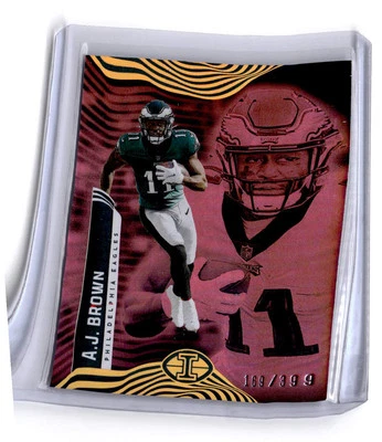 2022 Panini Illusions #81 A.J. Brown Trophy Collection Pink #/399 - Image 1 of 2