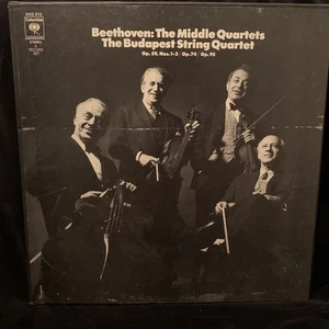BEETHOVEN String Quartets Middle - BUDAPEST QUARTET - COLUMBIA ST 4LP BOX - Picture 1 of 5