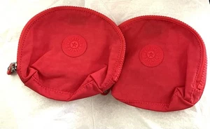 NWOT LOT OF TWO (2) KIPLING BERRY RED SMALL POUCHES - Picture 1 of 1
